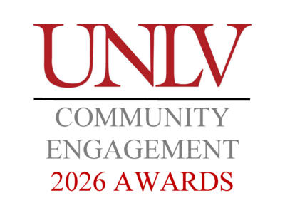 UNLV 2026 Community Engagement Award Recipients Announced UNLV GCE 2026 Awards Logo 